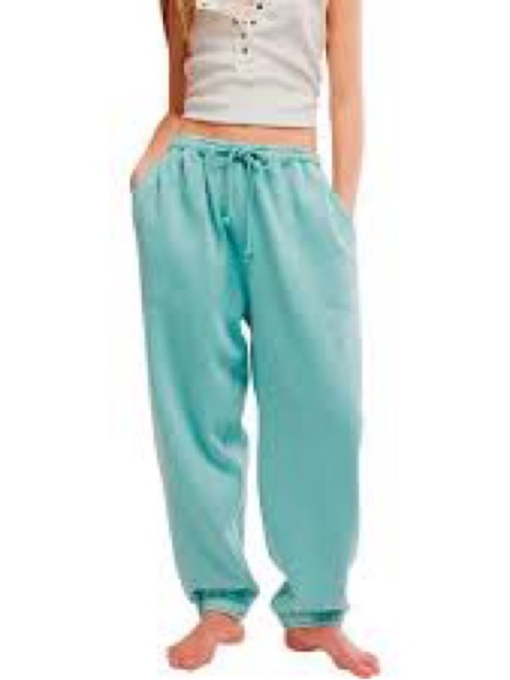 Free People Movement- Teal-Blue All Star Sweatpants